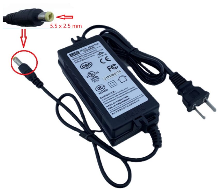 *Brand NEW* GM65-240270-D GVE 24V 2.7A AC DC ADAPTER POWER SUPPLY